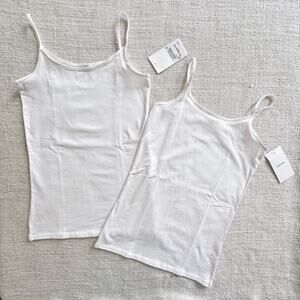 NWT Nordstrom White Cami Bundle 10/12
